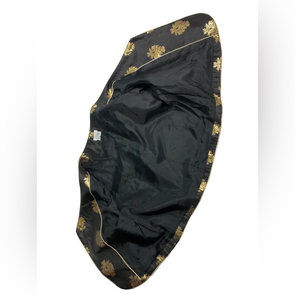 Sera B 100% Silk Oriental style Embossed cropped Blazer vintage made in USA - Picture 16 of 16